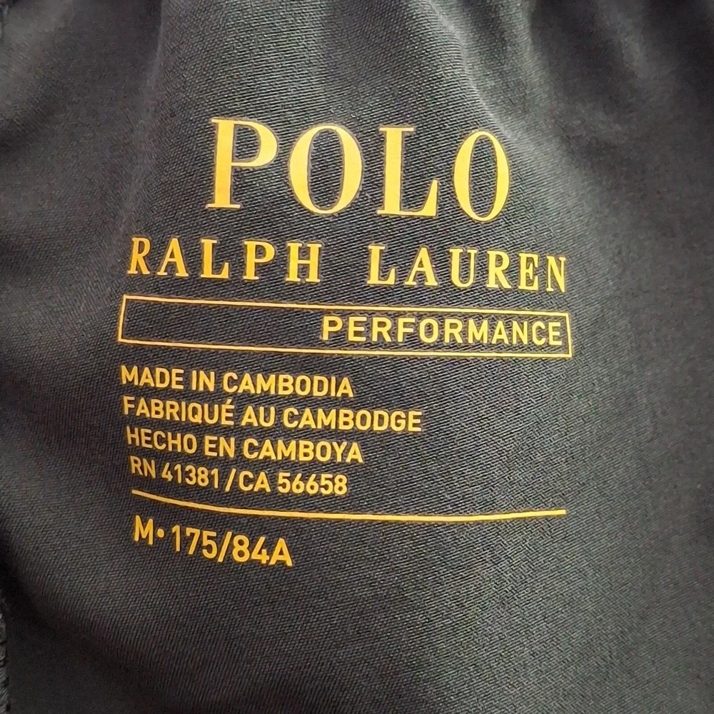 Polo Ralph Lauren Joggers Men's Medium Gray Performance Drawstring Sweatpants